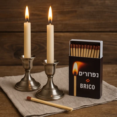 גפרורים ג'מבו 9.5 ס"מ מארז