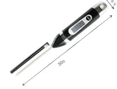 מד חום/טמפרטורה כולל כיסוי עד 300 מעלות