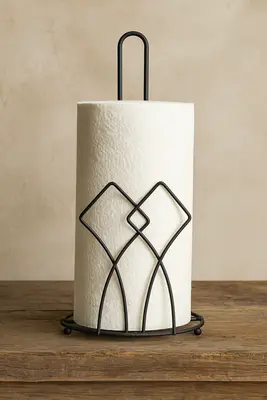 מתקן לנייר מגבת מעוצב