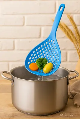 כף חורים מסננת לבישול וטיגון 35 ס"מ