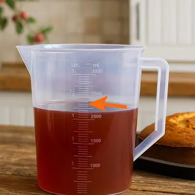 כד מידה פלאסט מחוזק 3 ליטר