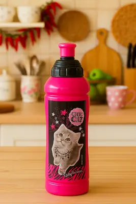 בקבוק שתיה ילדים חתלתולי