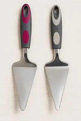 פורס/חותך עוגה /פשטידה משולש ידית סיליקון