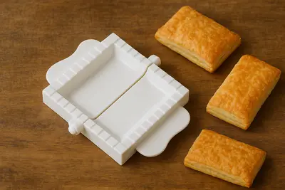 סוגר מאפים מלבני פלסטי