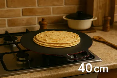 מחבת מופלטה 40 ס"מ סופר נון סטיק