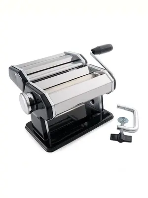 מכונת פסטה נירוסטה ביתית בצבע שחור ARCOSTEEL