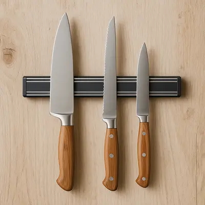 מתלה סכינים מגנטי 32 ס"מ