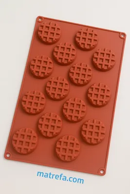 סיליקון מיני וופלונים "וואפל" 4 ס"מ