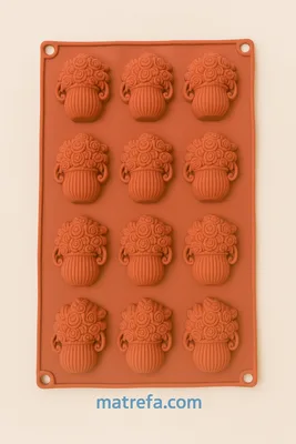 תבנית סיליקון זר פרחים 6 ס"מ