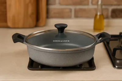 סיר יציקה סוטאז 32 ס"מ סטון LOCK&LOCK