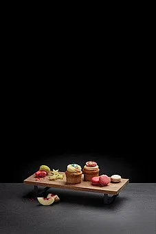 לוח/מגש עץ מעוצב להגשה 40*16*6.5 ס"מ