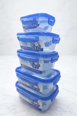 סט קופסאות מארז 5 יח SOUNDLOCK 1.5*1.1*850*620*240 מ"ל