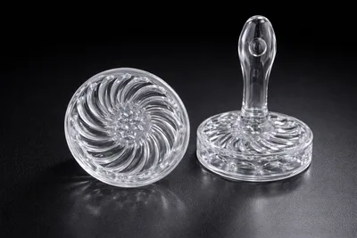 קורצן אקריל ספירלל עם חור למעמול/מקרוד 6 ס"מ