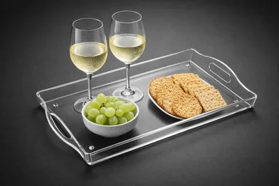 מגש אקרילי מלבני 39*25*3.5 ס"מ