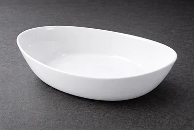 קערת הגשה אובל אופל גלאס 32 ס"מ גובה 6.5 ס"מ