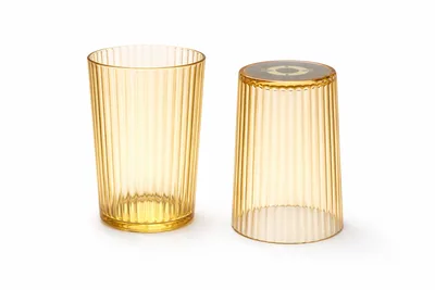 כוס אקרילית לשתיה קרה מארז 3 יח 290 מ"ל