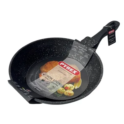 מחבת יציקה אלומיניום ידית סופט 28 ס"מ פיירקס מתאים לאינדוקציה