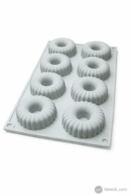 תבנית סיליקון סברינה שקע ספירל 6 שקעים 6 ס"מ