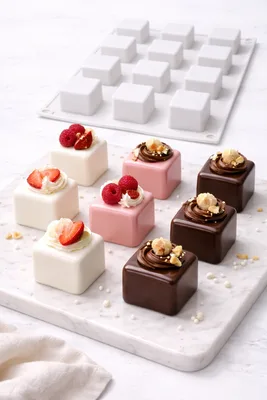 תבנית סיליקון ריבועים 15 שקעים 3*3*2.8 ס"מ