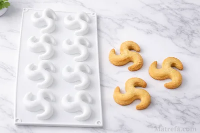 תבנית סיליקון מעוצב 8 שקעים "ספירל דלוקס"