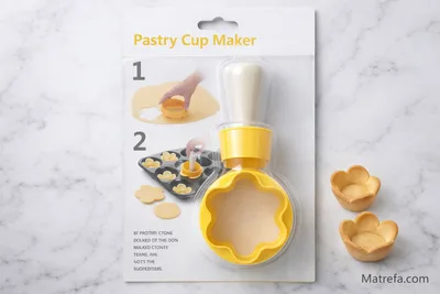 קורצן ודוחסן לטארטלים דו כיווני עגול ופרח 10 ס"מ