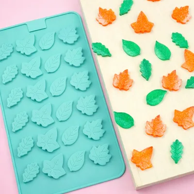 תבנית סיליקון פרלין עלים