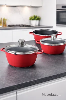 סט סירים בשלושה גדלים 32*28*24